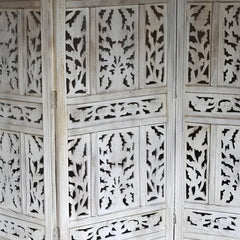 Dynasty Handmade Indian Furniture Solid Hard Wood Partition Screen