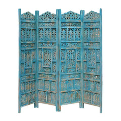 Jali Handmade Indian Furniture Solid Hard Wood Partition Screen