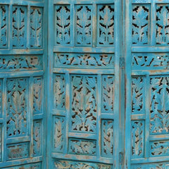 Jali Handmade Indian Furniture Solid Hard Wood Partition Screen