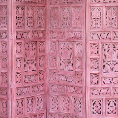 Jali Handmade Indian Furniture Solid Hard Wood Partition Screen