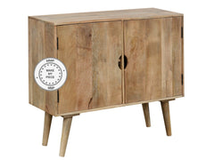 Avalon Indian Solid Wood Small Buffet Cabinet Natural