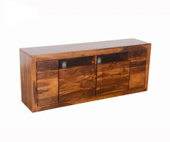 MADE TO ORDER Avalon Indian Solid Wood TV Unit Honey 175x40x70 cm