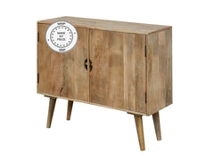 Avalon Indian Solid Wood Small Buffet Cabinet Natural