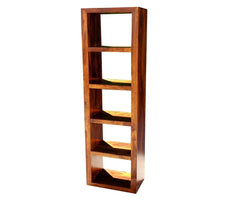 Boston Zen Contemporary Solid Wooden Long Bookcase 55X180 CM