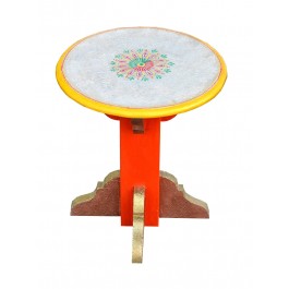 Pandora Hand Painted Side Table Multicolour