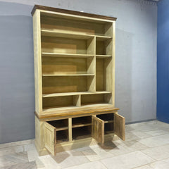 Indian Hand Carved Solid Wood Bookshelf B47