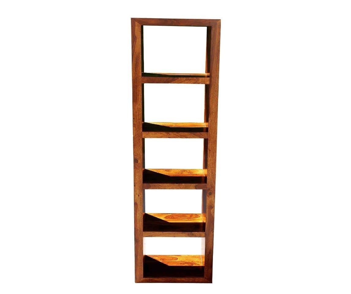 Boston Zen Contemporary Solid Wooden Long Bookcase 55X180 CM