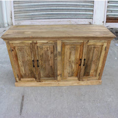 Floral Carved Solid wooden Sideboard