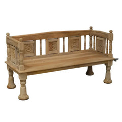 Heritage Heirlooms Solid Wooden Handmade Carved Wooden Sofa Daybed