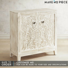 Hand Carved Solid wood Small Sideboard