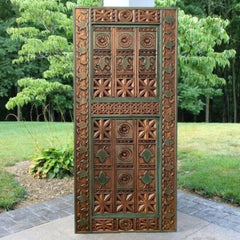 Hand Carved Solid Hard Wood Sliding Hinged Mexican Doors