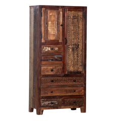 Rustica Solid Wooden Reclaimed Wardrobe Armoire