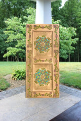 Barn Door Mandala Carvings Solid Mango Wood Custom Made Wooden interior Exterior Doors Front Door Wall Decor