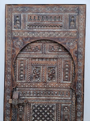 Handmade Vintage Old Artwork Moroccan Carved Door