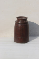 Antique Old Vintage Reclaimed Wooden Pot 47Cms