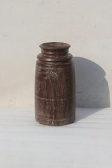 Antique Old Vintage Reclaimed Wooden Pot 50CMS