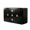 Luxury Aviator Black Sideboard | Industrial Riveted Aircraft Style Buffet Cabinet | High-End Office & Home Credenza (Copy)