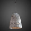 Industrial Aviator Pendant Light – Riveted Aluminum Engine Cowling Chandelier | Aviation Hanging Lamp | Metal Light Fixture for Dining Room