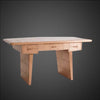 Aviator Executive Desk – Hand-Riveted Aluminum, Industrial Office Workstation