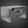 Handcrafted Aviator Aluminum Executive Desk with Riveted Detail - Aviation-Inspired Wing Desk - Industrial Office Desk