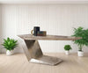 Aviator Office Desk, Aluminum Wing Desk, Industrial Executive Table, Riveted Metal Workstation, Aviation Inspired Decor, Unique Boss Desk