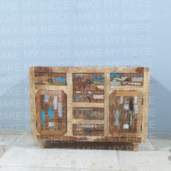 MARIANNE Handmade Reclaimed Liberty Old Wood Chip Sideboard