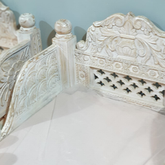 Indian Furniture Classic Hand Carved Traditional Sofa Set With Center Table D1