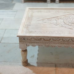 Indian Furniture Classic Hand Carved Traditional Sofa Set With Center Table D1