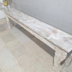 Hand Carved Solid Wood Console Hall Table 43