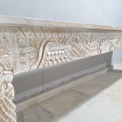 Hand Carved Solid Wood Console Hall Table 43