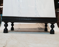 Indian Hand Carved Solid Wood Rectangular Large Coffee Table C92