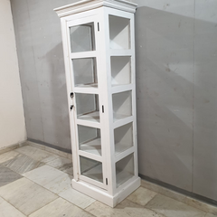 Indian Hand Carved Mango Wood Display Cabinet D105