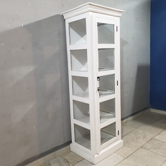 Indian Hand Carved Mango Wood Display Cabinet D105