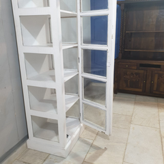 Indian Hand Carved Mango Wood Display Cabinet D105