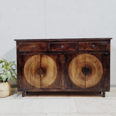 Indian Mandala Solid Wood Sideboard C39