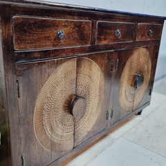Indian Mandala Solid Wood Sideboard C39