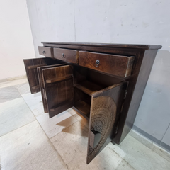 Indian Mandala Solid Wood Sideboard C39