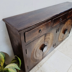 Indian Mandala Solid Wood Sideboard C39