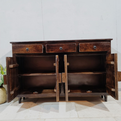 Indian Mandala Solid Wood Sideboard C39