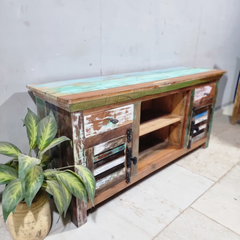 Aspen Scandi Reclaimed Wood TV Unit 53