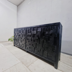 Hand Carved Solid Wood Buffet Sideboard C41