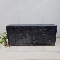 Hand Carved Solid Wood Buffet Sideboard C41