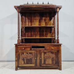 Handmade Traditional Sheesham Wood Home Temple 01