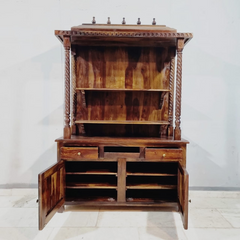 Handmade Traditional Sheesham Wood Home Temple 01