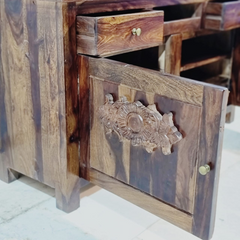 Handmade Traditional Sheesham Wood Home Temple 01