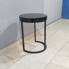 Kraft Bazaar Steel Frame and Wood Top Side Table 23