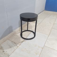 Kraft Bazaar Steel Frame and Wood Top Side Table 23