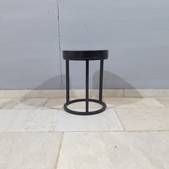 Kraft Bazaar Steel Frame and Wood Top Side Table 23
