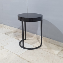 Kraft Bazaar Steel Frame and Wood Top Side Table 23