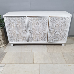 Hand Carved Solid Wood Sideboard Buffet C48